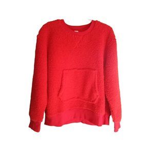 Women's XL Sleep Chic Getting My Beauty Sleep Plush Red Sweater